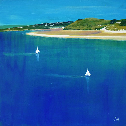 Sailing in Daymer Bay