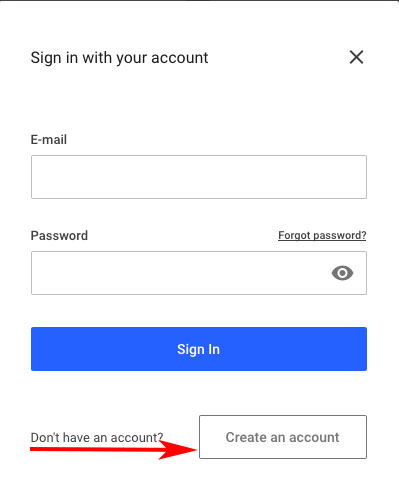 Sign in to your account