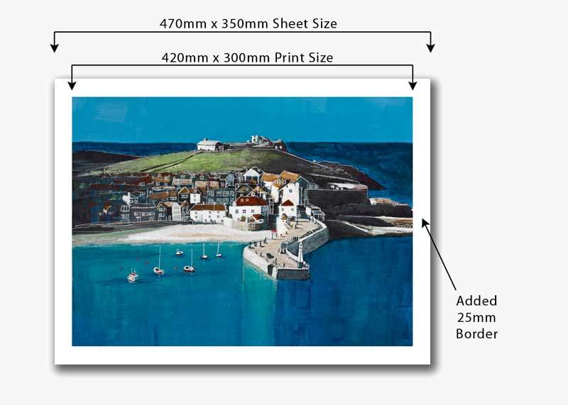 print size and sheet size